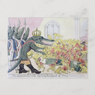 Postal El cocodrilo corso