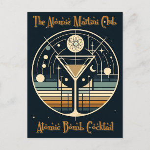 Postal El cóctel de bomba atómica del Atomic Martini Club