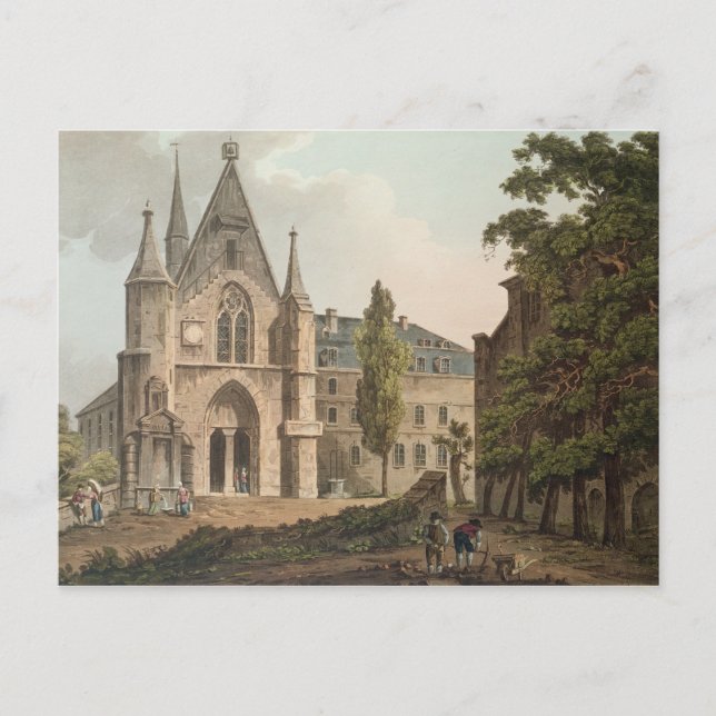 Postal El Colegio de Navarra en París (Anverso)