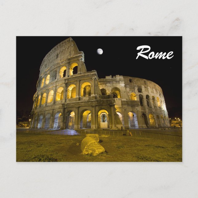 Postal El Coliseo de la Noche (Anverso)