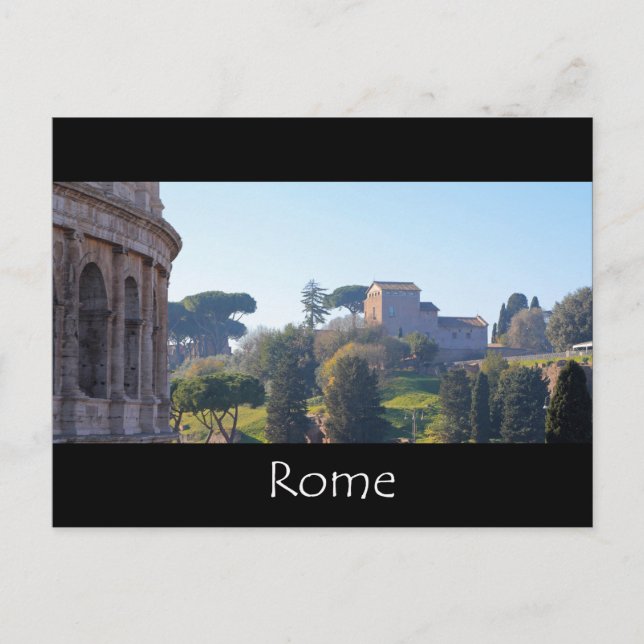 Postal El Coliseo Roma (Anverso)