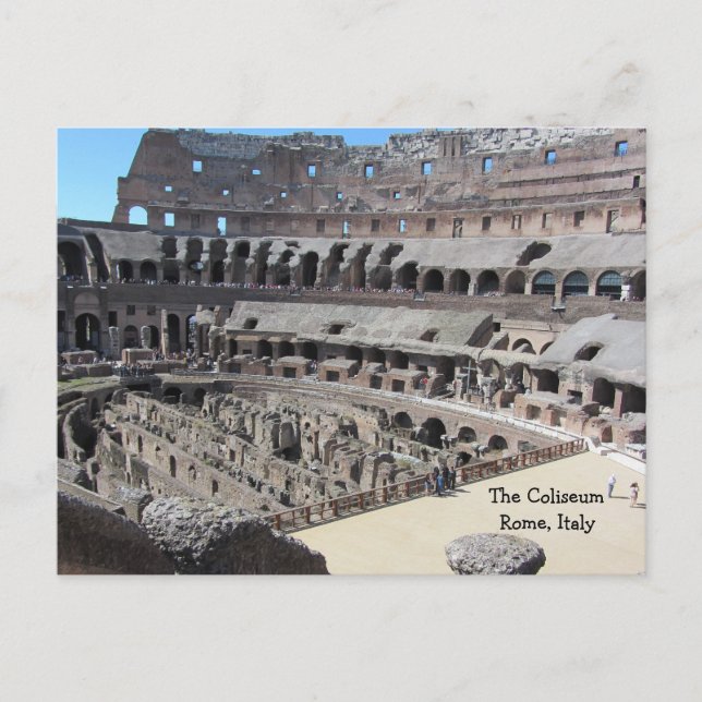 Postal El Coliseo - Roma Italia (Anverso)