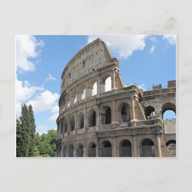 Postal El Coliseo Romano (Anverso)