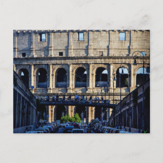 Postal El Coliseo Romano, Roma, Italia
