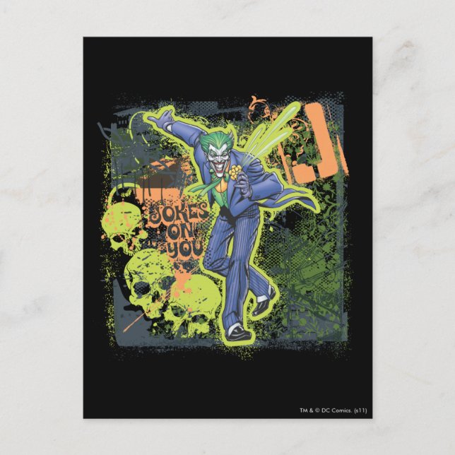 Postal El Collage del Joker (Anverso)