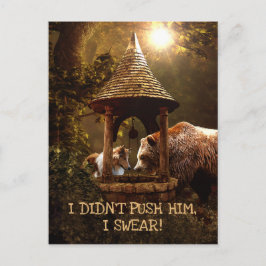 Postal El Collie, el Boy y el Bueno - Gracioso