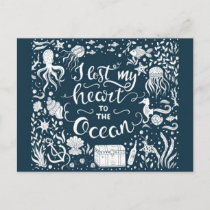 Postal El color en el que perdí mi corazón por el ilustra