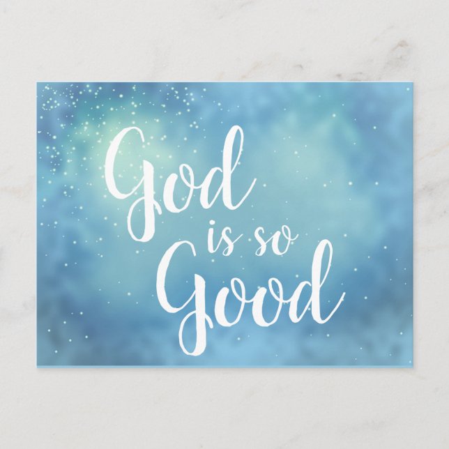 Postal El color personalizado/texto el cielo Inspirador D (Anverso)