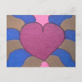Postal El colorido arte contemporáneo