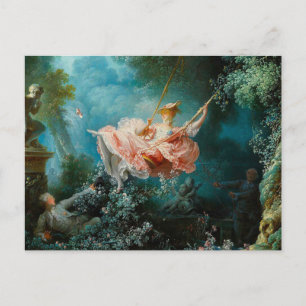 Postal El Columpio Fragonard