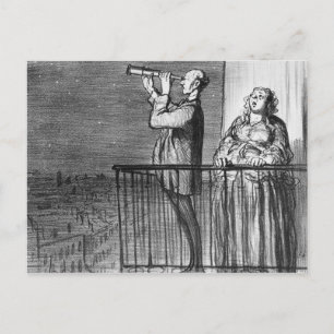 Postal El cometa, Parisiens incredules