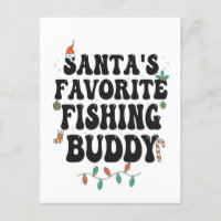 El compañero de pesca favorito de Santa divertido 