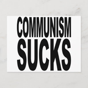 Postal El comunismo golpea