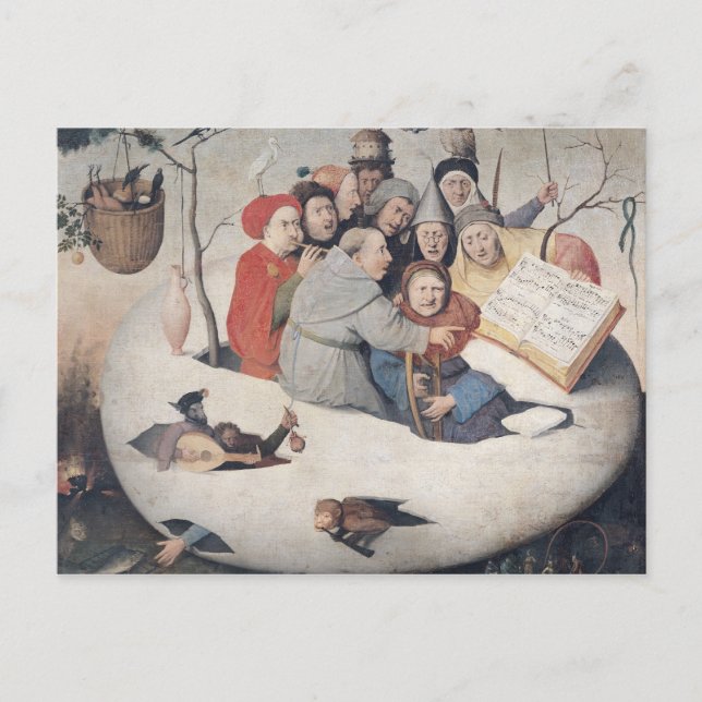 Postal El concierto en el huevo (Anverso)