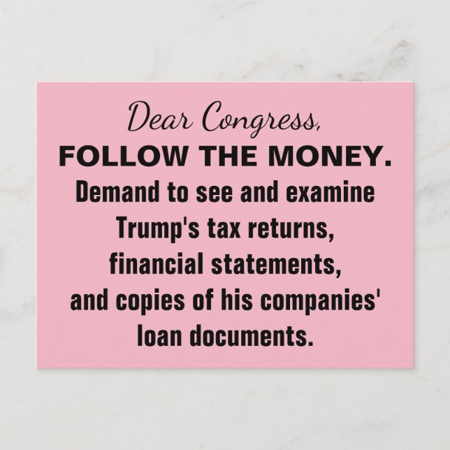 Postal El Congreso sigue el dinero que resiste la devoluc (Anverso)