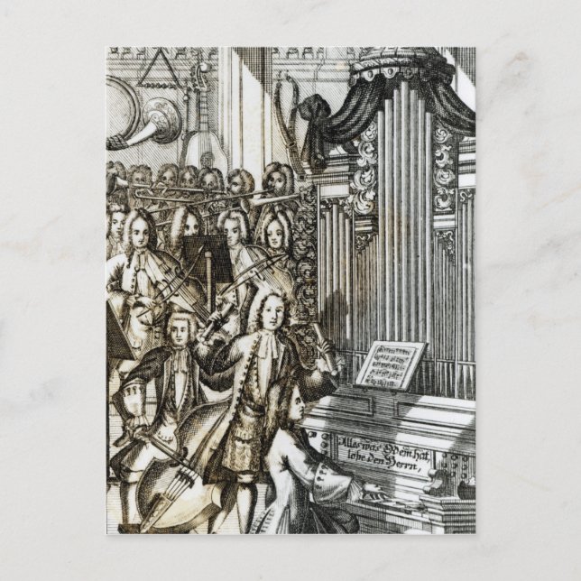 Postal El considerando de órganos (Anverso)