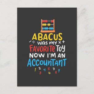 Postal El Contador Abacus Fue Mi Juguete Favorito