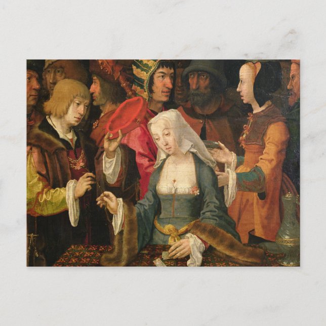 Postal El contador de la fortuna (Anverso)