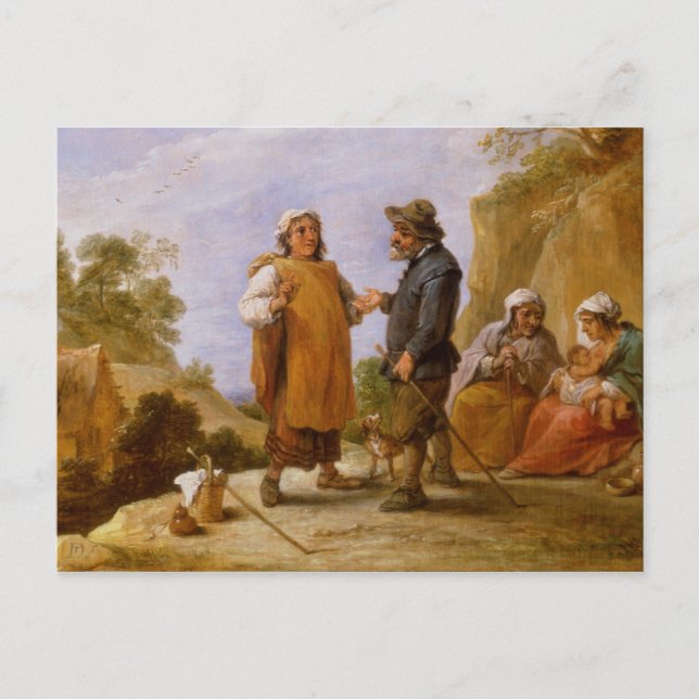 Postal El contador de la fortuna (Anverso)