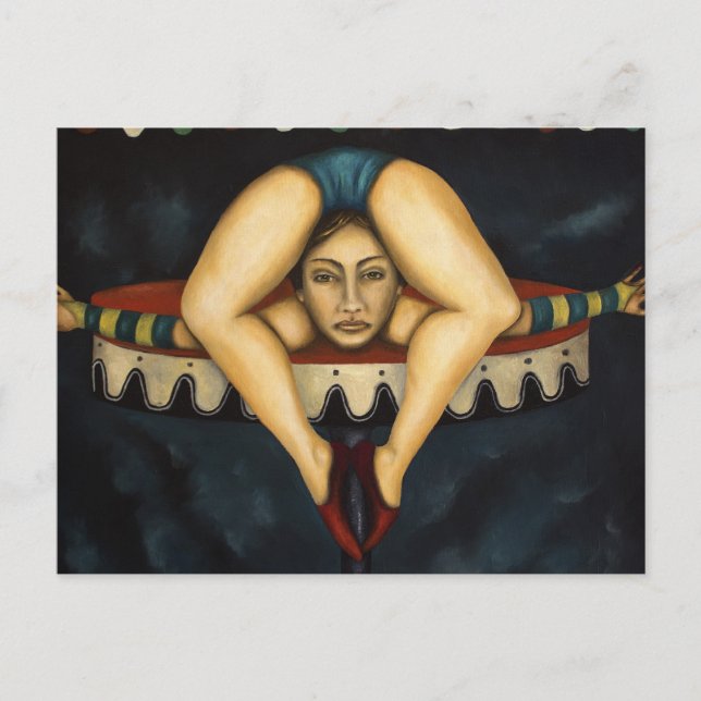 Postal El Contorcionista (Anverso)