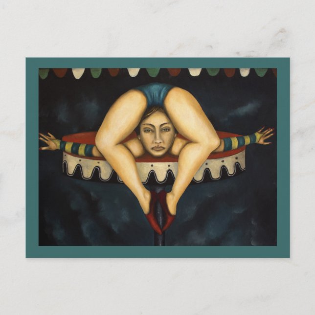Postal El Contorcionista (Anverso)