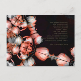 Postal "El corazón blanco negro del sol" y la duda