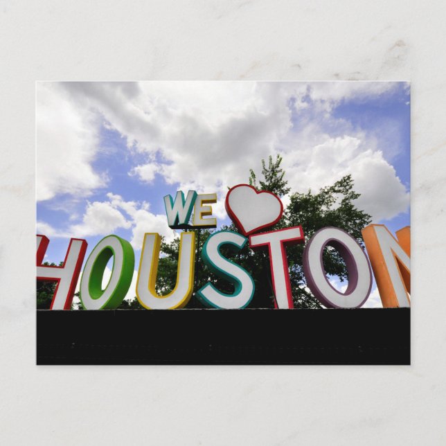 Postal el corazón de houston