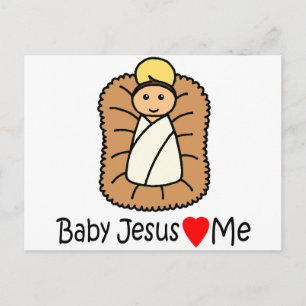 Postal El corazón del niño Jesús (me encanta)