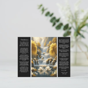 Postal El corazón del valle de Desiderata, el abrazo de S