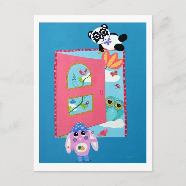 Postal El Corazón - La Puerta del Destino (Anverso)