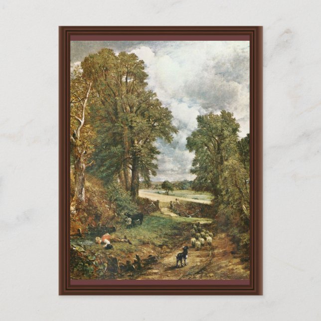 Postal El Cornfield, El Cornfield De John Constable (Be (Anverso)