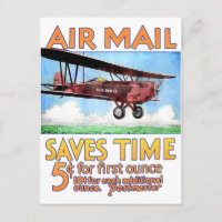 El correo aéreo ahorra tiempo