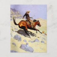 El Cowboy de Remington, militar de caballería de é