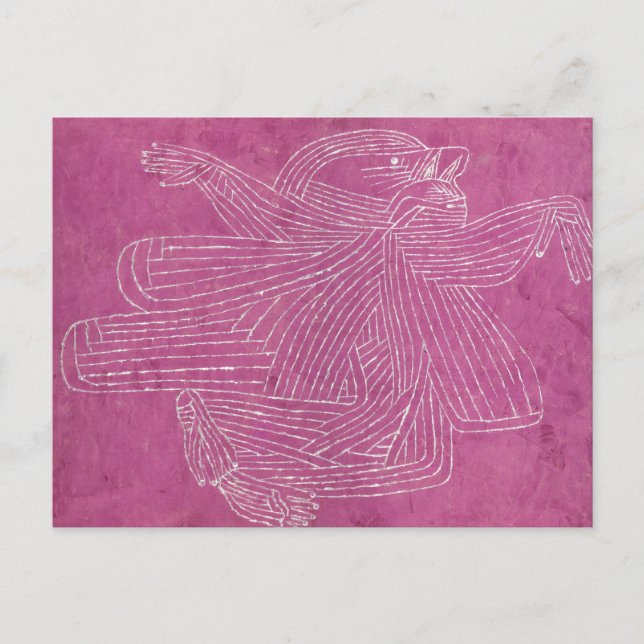 Postal El creador, 1934, de Paul Klee (Anverso)