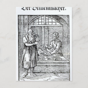 Postal El creador de lentes