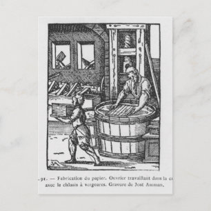 Postal El creador de papel