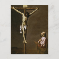 El Cristo crucificado con un pintor