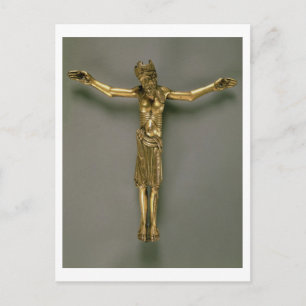 Postal El Cristo crucificado, francés, segunda mitad del 