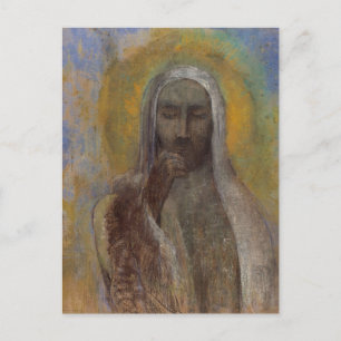 Postal El Cristo del Silencio de Odilon Redon