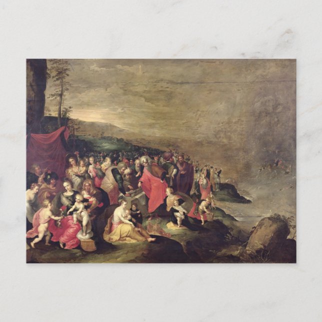 Postal El cruce del Mar Rojo (Anverso)