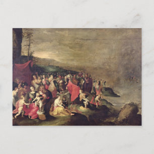 Postal El cruce del Mar Rojo