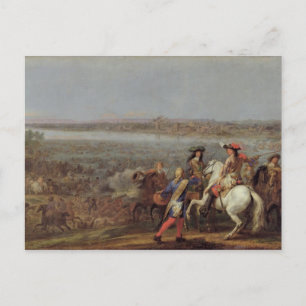 Postal El cruce del Rin, 12 de junio de 1672