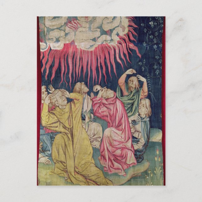 Postal El cuarto ángel derramó su tazón en el (Anverso)