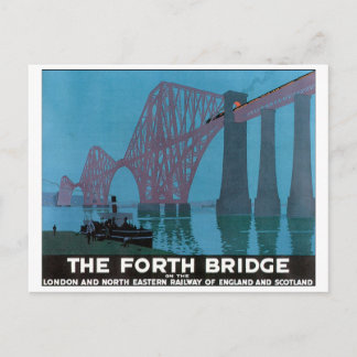 Postal El cuarto Poster de Viajes Vintage Bridge