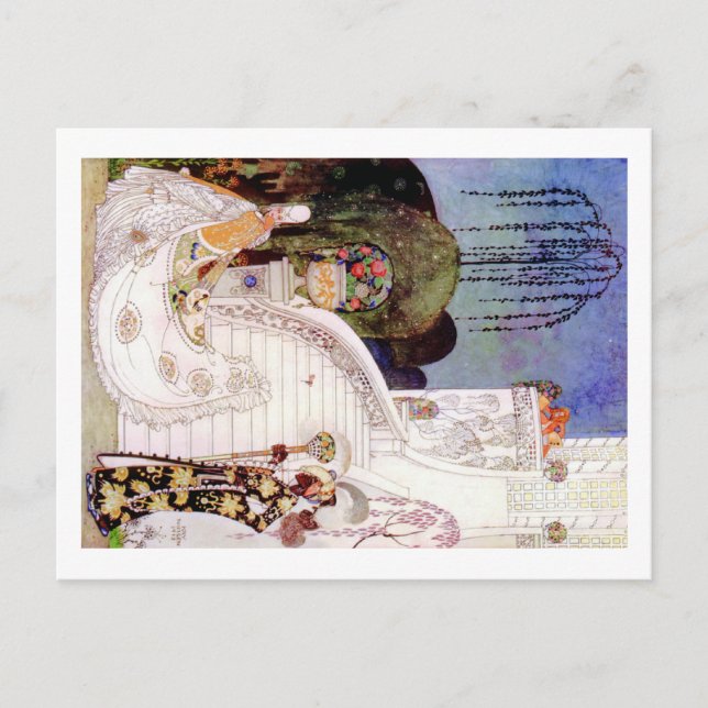 Postal El cuento de Cenicienta de Kay Nielsen (Anverso)