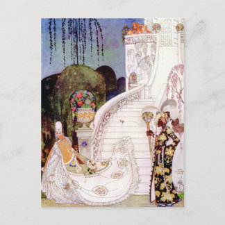 Postal El cuento de Cenicienta de Kay Nielsen