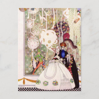 Postal El cuento de hadas azules de Kay Nielsen