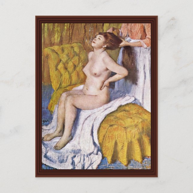 Postal El Cuerpo De Edgar Degas (Anverso)