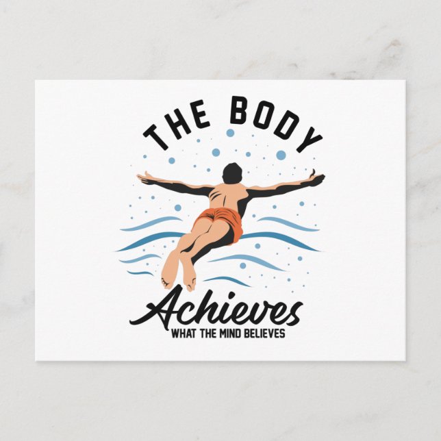 Postal El cuerpo logra lo que piensa: el verano (Anverso)