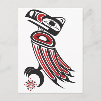 Postal El cuervo roba el sol